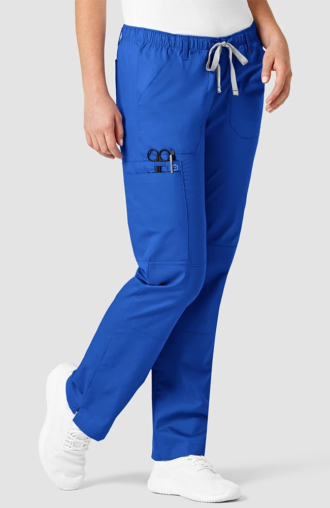 WonderWORK Women's Straight Leg Cargo Scrub Pant 5 WonderWORK Women's Straight Leg Cargo Scrub Pant - Image 3