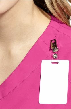 WonderWink Women's Mock Wrap Solid Scrub Top 9 WonderWink Women's Mock Wrap Solid Scrub Top -clothings shop 3 wk 6455 650