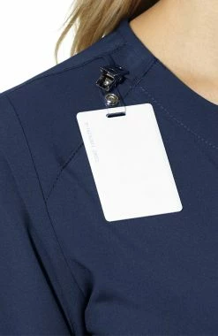 WonderWink Women's Crew Neck Snap Front Solid Scrub Jacket -clothings shop 3 wk 8155 650