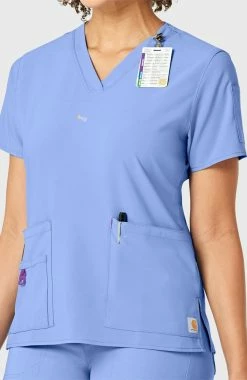 Carhartt Women's V-Neck Media Top -clothings shop 3 wk c12110 650