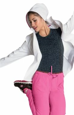 Heartsoul Women's Hoodie Warm Up Solid Scrub Jacket -clothings shop 4 ck 20310 650