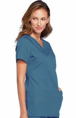 Cherokee Workwear Women's Knit V-Neck Solid Scrub Top 10 Cherokee Workwear Women's Knit V-Neck Solid Scrub Top -clothings shop 4 ck ww645 650