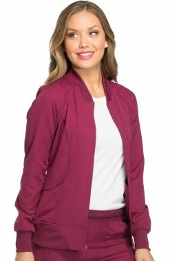 Dickies Women's Zip Front Warm-Up Solid Scrub Jacket 9 Dickies Women's Zip Front Warm-Up Solid Scrub Jacket -clothings shop 4 di dk330 650