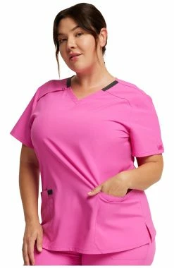 Dickies Women's V-Neck Solid Scrub Top 9 Dickies Women's V-Neck Solid Scrub Top -clothings shop 4 di dk615 650