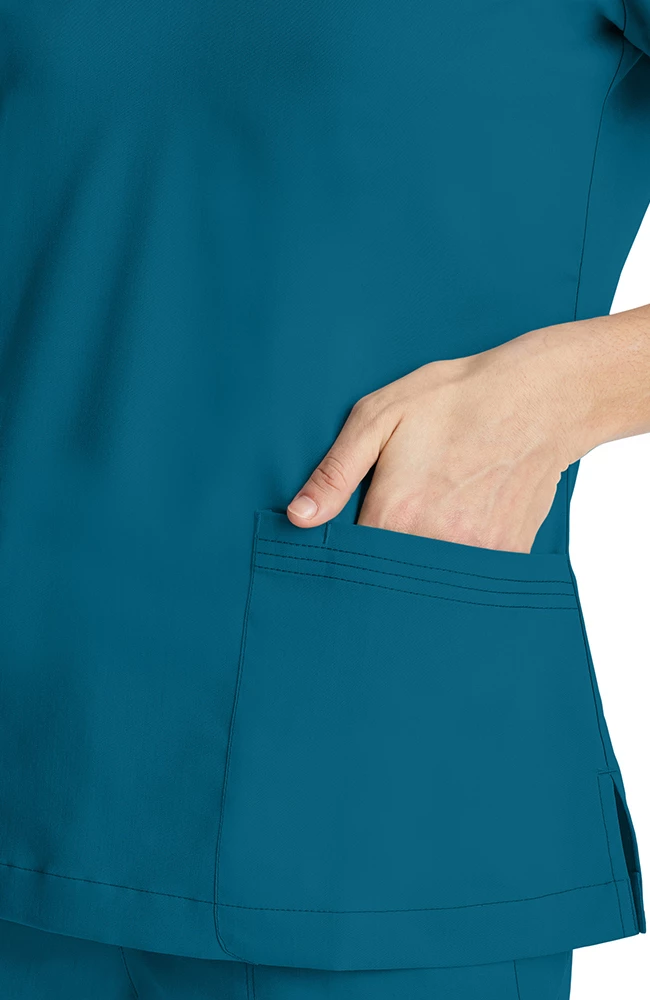 Healing Hands Women's Jolene Solid Scrub Top 6 Healing Hands Women's Jolene Solid Scrub Top - Image 4