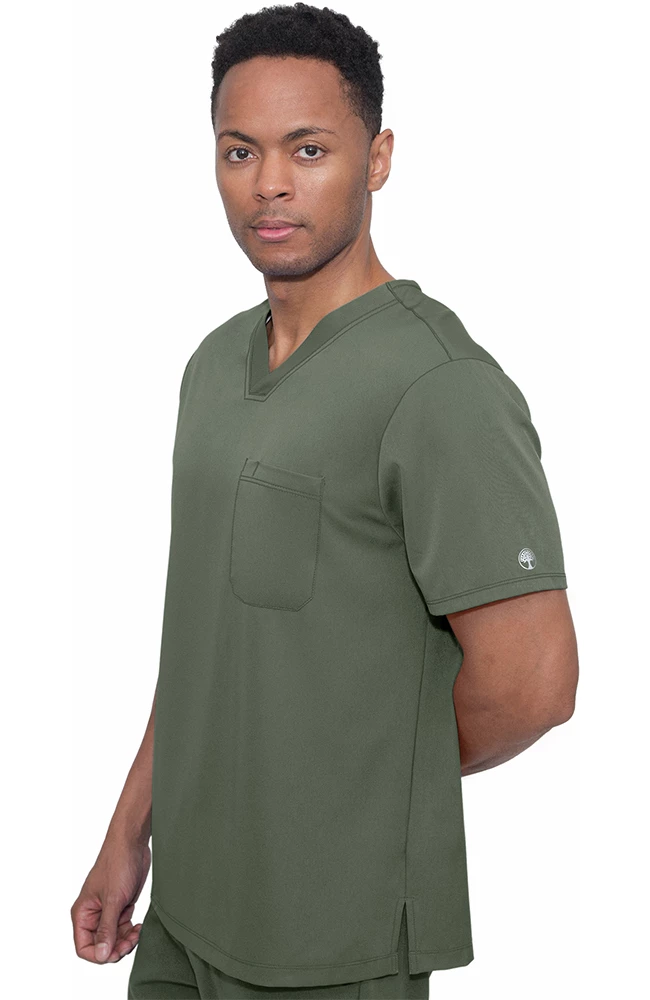 Healing Hands Men's Mason Solid Scrub Top 6 Healing Hands Men's Mason Solid Scrub Top - Image 4