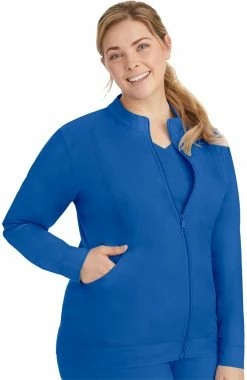 Healing Hands Women's Dakota Zip Front Scrub Jacket -clothings shop 4 hh 5038 650