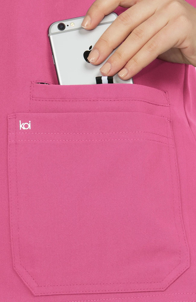 Koi Women's Hustle & Heart Solid Scrub Top 6 Koi Women's Hustle & Heart Solid Scrub Top - Image 4