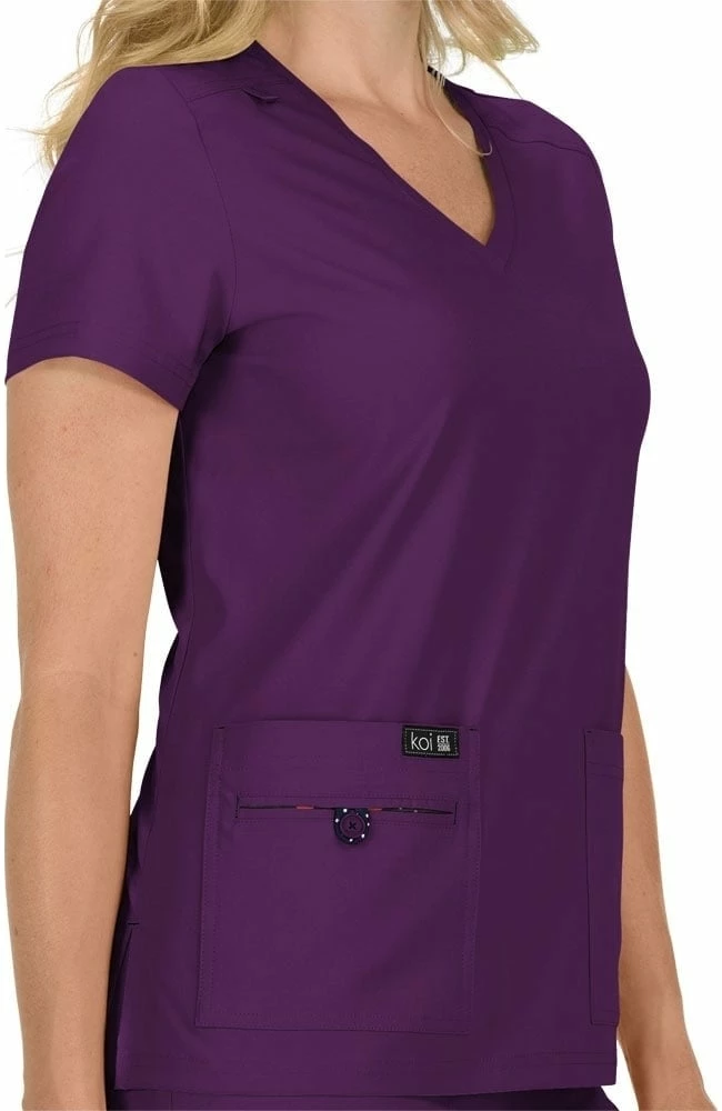 Koi Women's Becca Solid Scrub Top 6 Koi Women's Becca Solid Scrub Top - Image 4