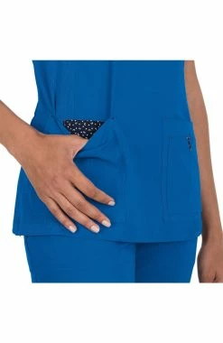 Koi Women's Katie Mock Wrap Solid Scrub Top 9 Koi Women's Katie Mock Wrap Solid Scrub Top -clothings shop 4 ko 374 650