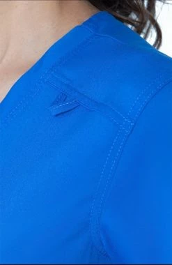 Landau Women's Modern V-Neck Tunic Solid Scrub Top -clothings shop 4 ln 4160 650