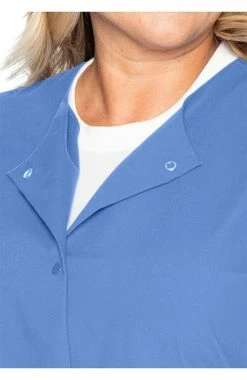 Landau Women's Crew Neck Warm-Up Solid Scrub Jacket 10 Landau Women's Crew Neck Warm-Up Solid Scrub Jacket -clothings shop 4 ln 7525 650