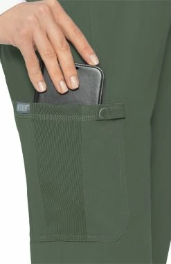 Med Couture Women's Knit Yoga Waist Scrub Pant -clothings shop 4 pe 7725 650