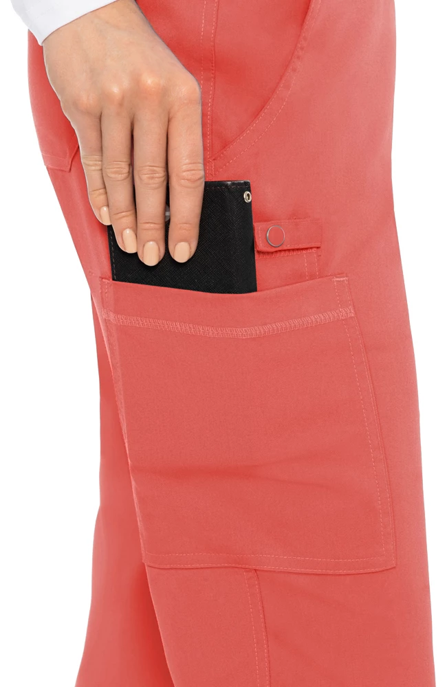 Med Couture Women's Ally Logo Elastic Waistband Cargo Scrub Pant 6 Med Couture Women's Ally Logo Elastic Waistband Cargo Scrub Pant - Image 4