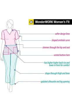 WonderWORK Women's Flare Leg Scrub Pant 9 WonderWORK Women's Flare Leg Scrub Pant -clothings shop 4 wk 502 650