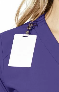 WonderWink Women's Stylized V-Neck Solid Scrub Top -clothings shop 4 wk 6155 650