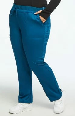 Cherokee Workwear Women's Drawstring Tapered Leg Scrub Pant -clothings shop 5 ck ww105 650