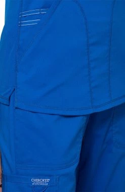 Cherokee Workwear Women's V-Neck Solid Scrub Top -clothings shop 5 ck ww601 650