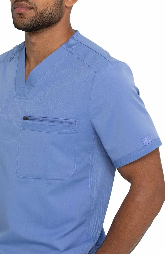 Dickies Men's V-Neck Solid Scrub Top 7 Dickies Men's V-Neck Solid Scrub Top - Image 5