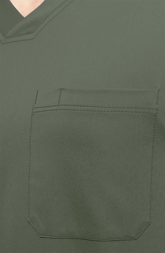 Healing Hands Men's Mason Solid Scrub Top 7 Healing Hands Men's Mason Solid Scrub Top - Image 5