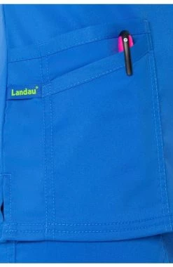 Landau Women's Modern V-Neck Tunic Solid Scrub Top -clothings shop 5 ln 4160 650