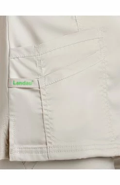 Landau Women's Mock Wrap Tunic Solid Scrub Top -clothings shop 5 ln 4161 650