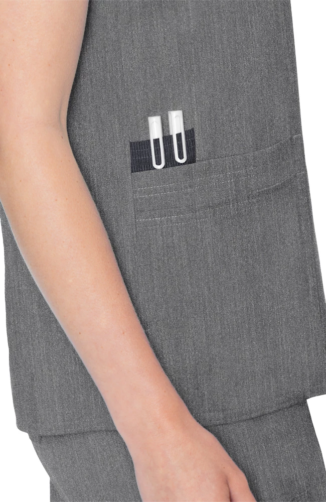 Med Couture Women's Raglan Sleeve Scrub Top 7 Med Couture Women's Raglan Sleeve Scrub Top - Image 5