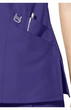 WonderWink Women's Stylized V-Neck Solid Scrub Top -clothings shop 5 wk 6155 650