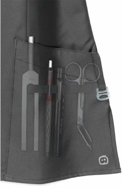 WonderWink Women's Crew Neck Snap Front Solid Scrub Jacket -clothings shop 5 wk 8155 650