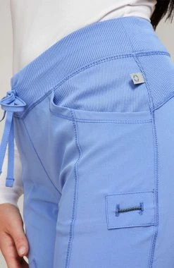 Cherokee Women's Mock Wrap Scrub Top & Straight Leg Scrub Pant Set -clothings shop 6 ck 15seta 650