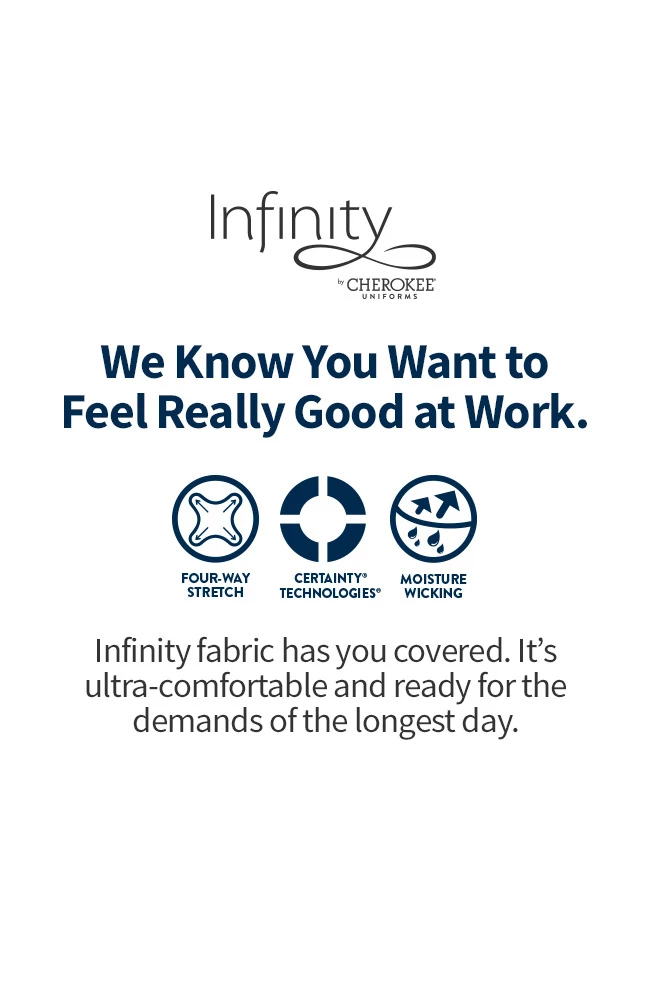 Cherokee Women's V-Neck Solid Scrub Top 7 Cherokee Women's V-Neck Solid Scrub Top - Image 5