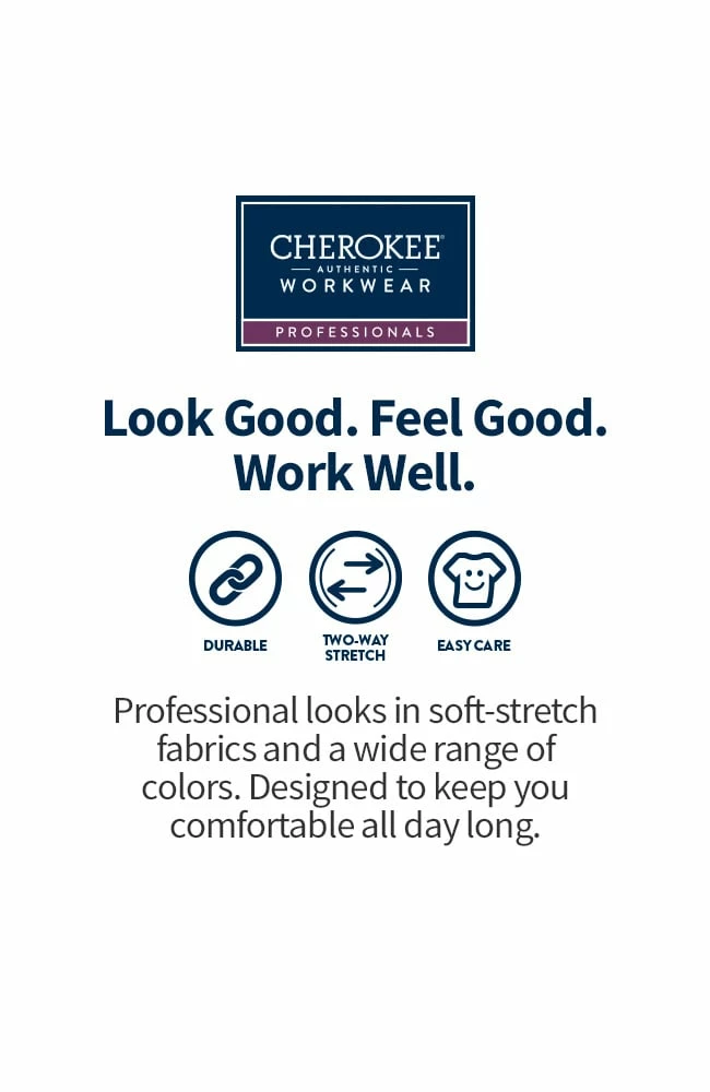 Cherokee Workwear Women's Maternity Soft Knit Waistband Scrub Pant 7 Cherokee Workwear Women's Maternity Soft Knit Waistband Scrub Pant - Image 5