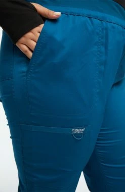 Cherokee Workwear Women's Drawstring Tapered Leg Scrub Pant -clothings shop 8 ck ww105 650